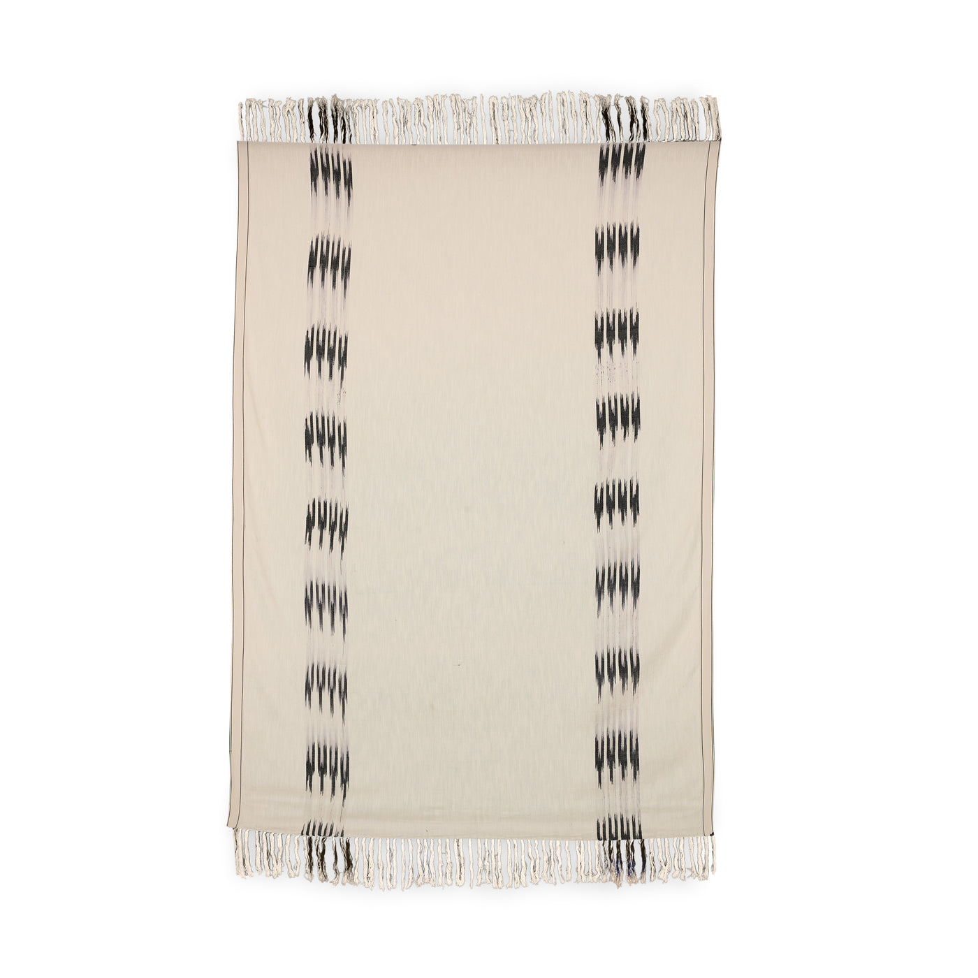 Peshtemal Cotton Ikat Throw Blanket