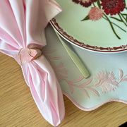 Rose Quartz Napkin Ring (Set of 2)