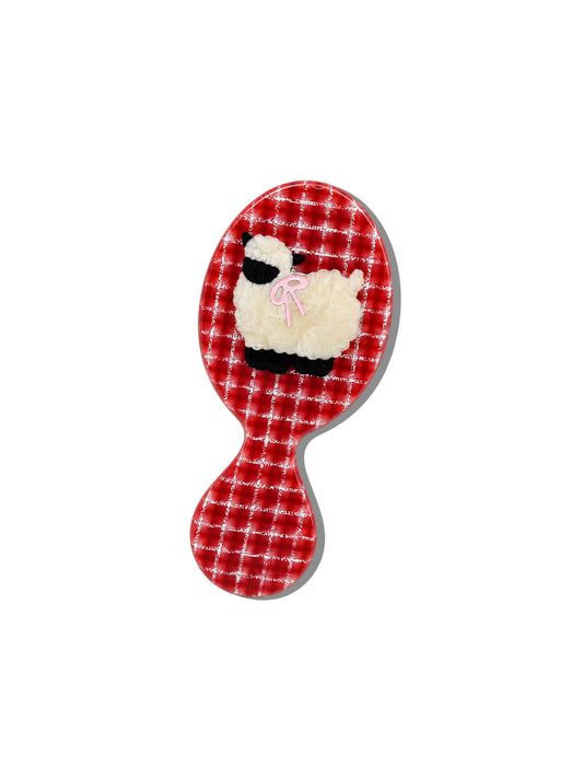 Hand-painted Sheep Mini Brush