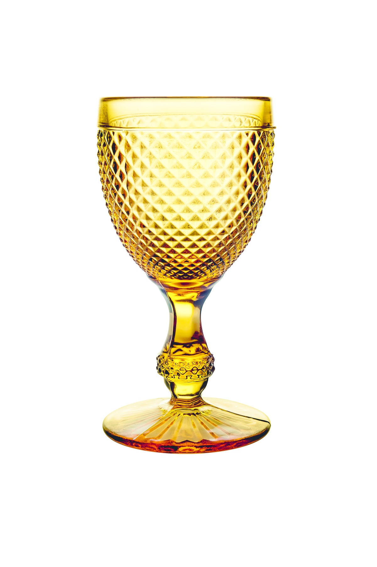 Bicos Amber - Set with 4 Water Goblets Amber (49000055)