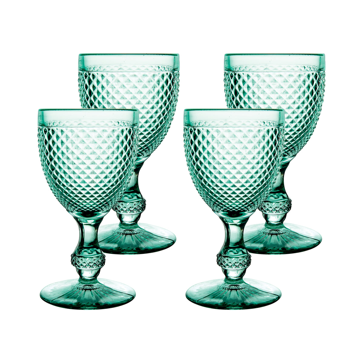 Bicos Mint Green - Set with 4 Water Goblets Mint Green (49000059)