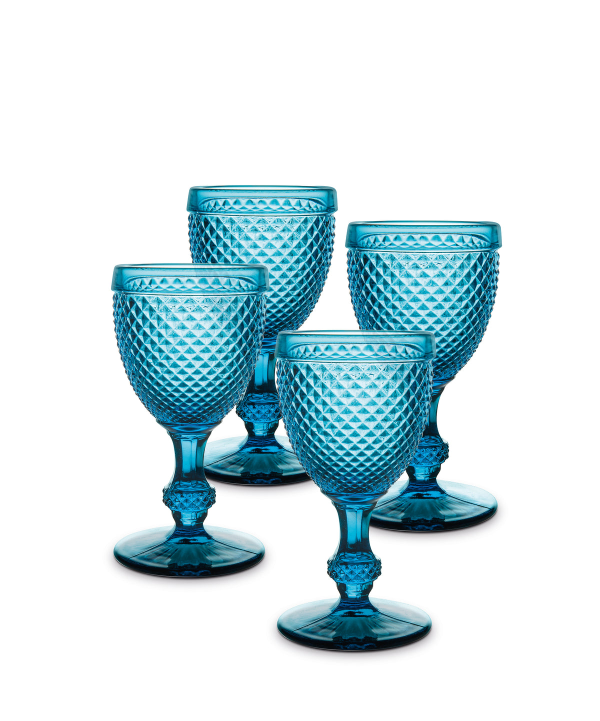Bicos Blue - Set with 4 Water Goblets Blue (49000060)