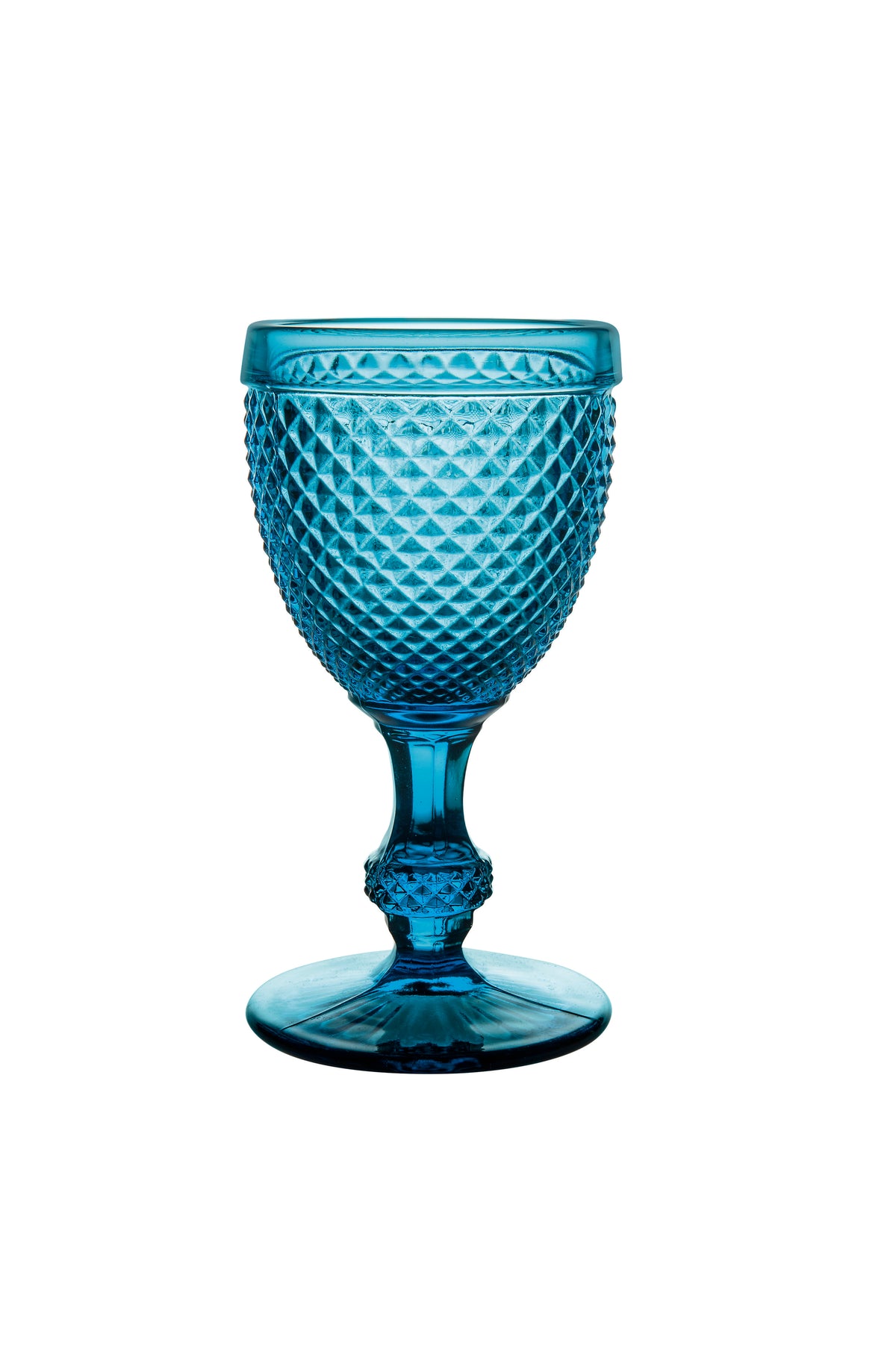 Bicos Blue - Set with 4 Red Wine Goblets Blue (49000068)