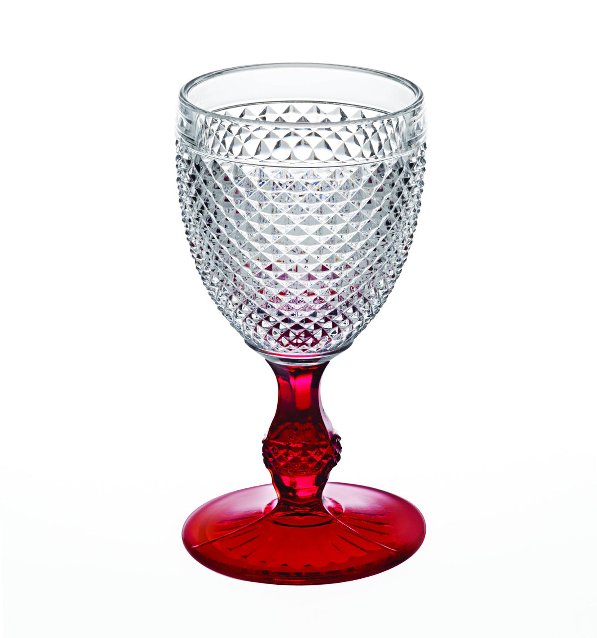 Bicos Bicolor - Goblet with Red Stem (49000430)