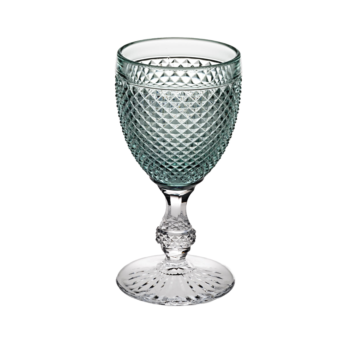 Bicos Bicolor - Goblet With Mint Green Top, set of 4 (49002348)