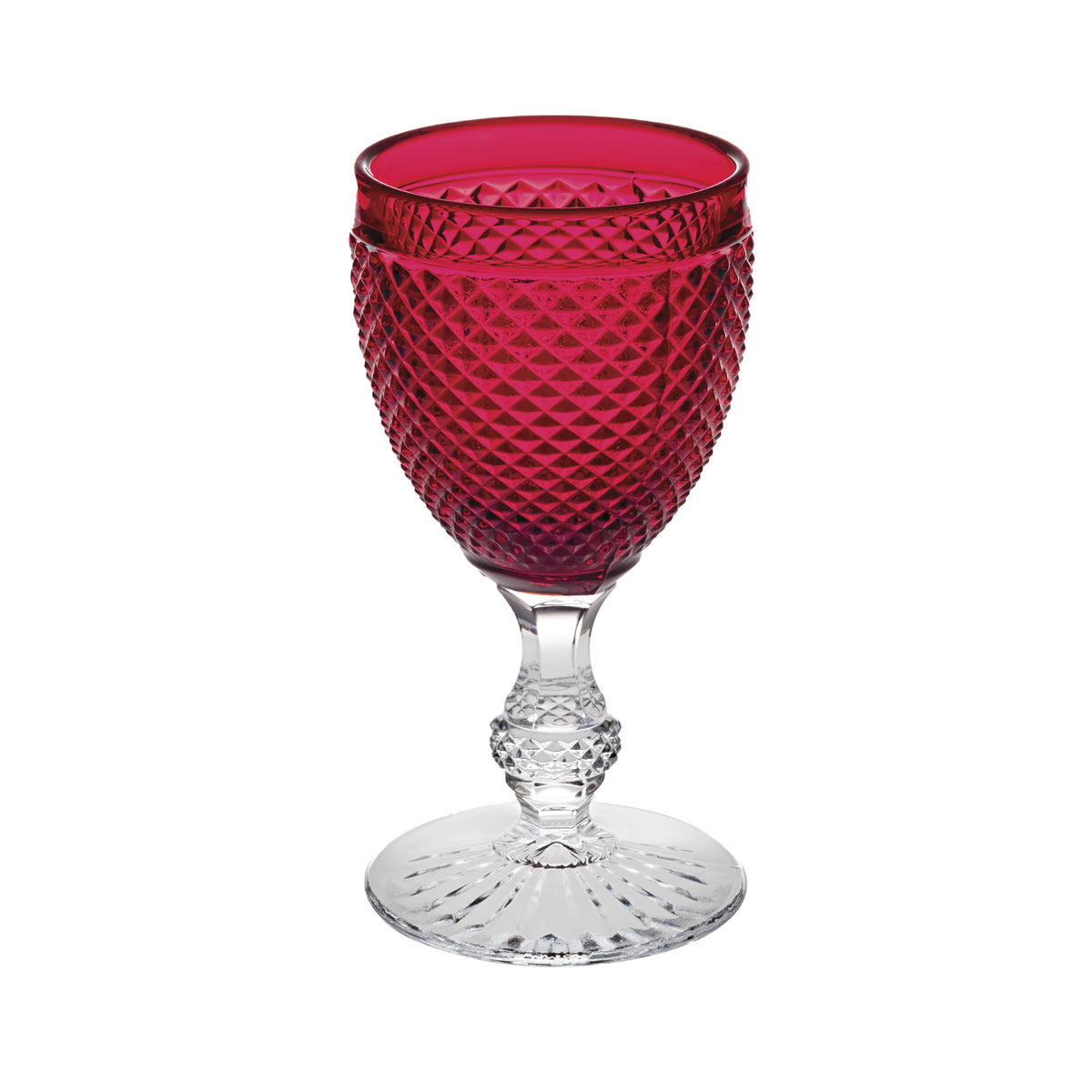 Bicos Bicolor - Goblet With Red Top, set of 4 (49002350)