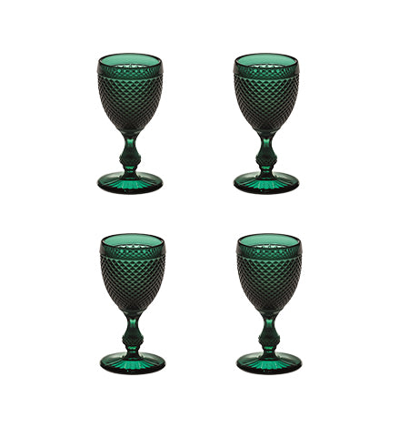 Bicos Emerald - Set with 4 Water Goblets Emerald (49003278)