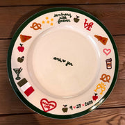 Hand-painted Custom Doodle Platter