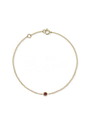 Birthstone Bezel Bracelet