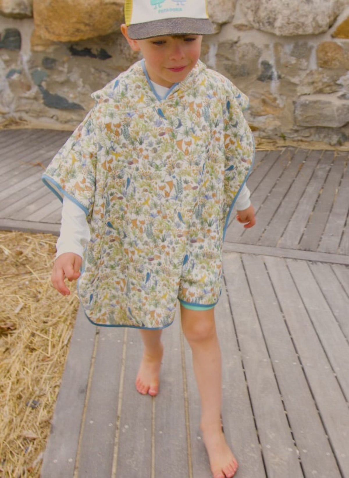 Children's Organic Cotton Swim Poncho