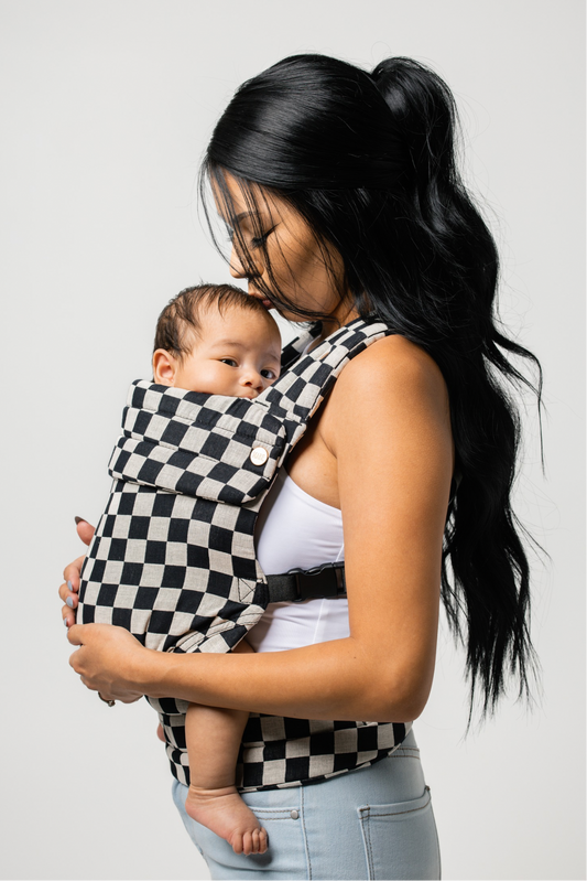 Monarch Baby Carrier - Ebony Check