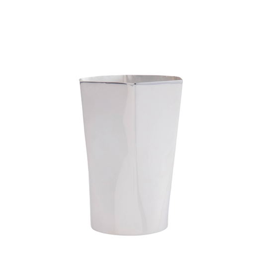 Hexagon Silver-Plated Tall Tumbler