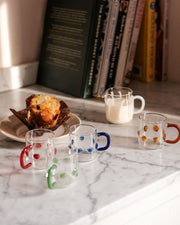 4oz Handblown Glass Espresso Cup - Blue by Issy Granger