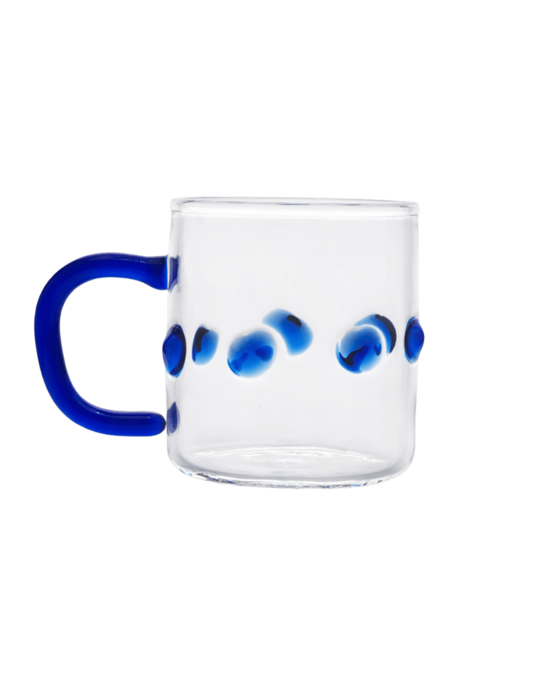 4oz Handblown Glass Espresso Cup - Blue by Issy Granger