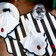 The Wave Black Napkins (Set of 2)
