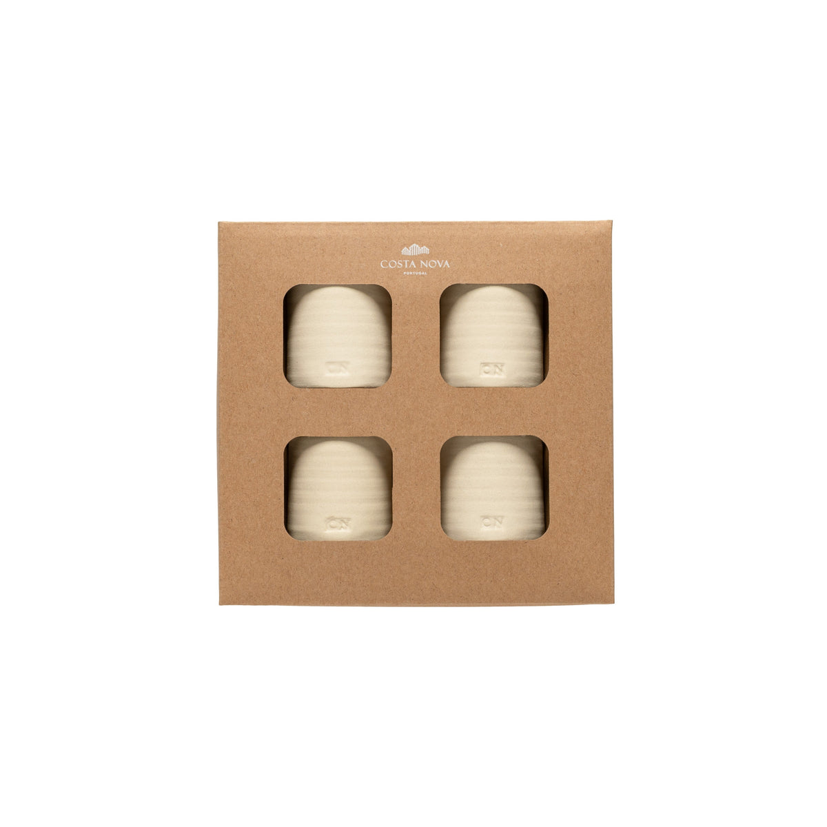 Set 4 Round Ceramic Napkin Rings Napkin Ring