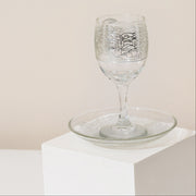 Elegant Glass Kiddush Cup for Shabbat – Jerusalem Glass Series