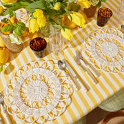 White Cabana Placemats (Set of 4)