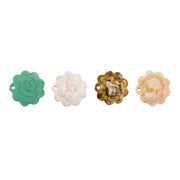 Scallop Resin Cheese Charcuterie Board, Vanilla  - 9 Inches