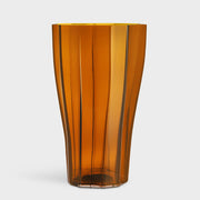 Reed Vase Amber Large