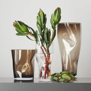 Squeeze Smokey Brown Vase Tall