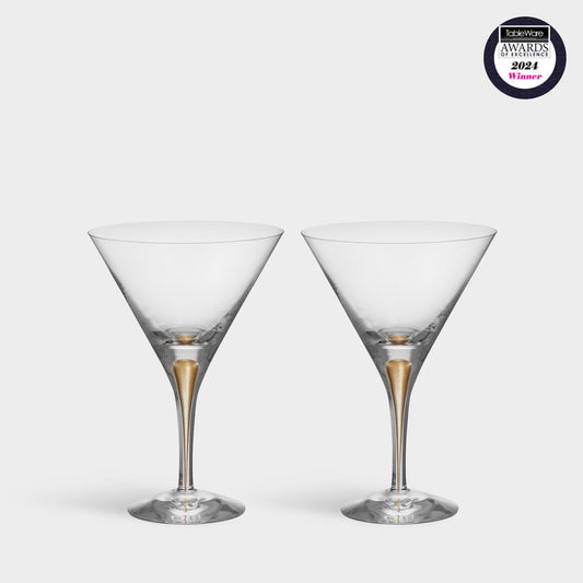 Intermezzo Gold Martini - Set of 2
