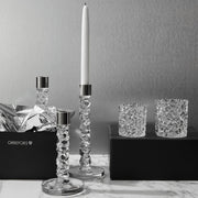 Carat Candlestick Silver Small - Set of 2