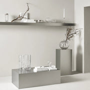 Carat Candlestick Silver Small - Set of 2