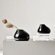 Ebon Black Vase Large