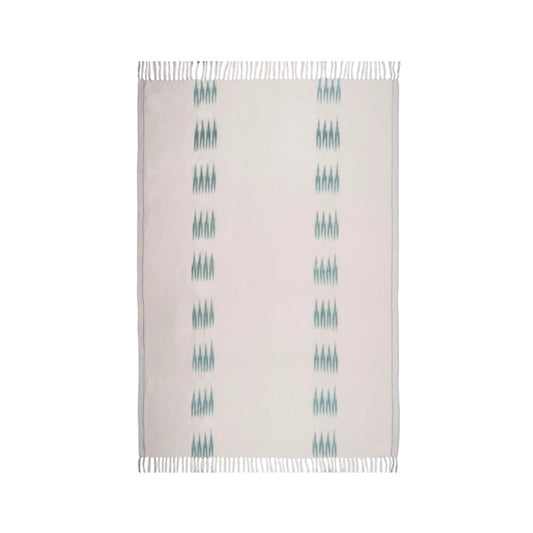 Peshtemal Cotton Ikat Throw Blanket