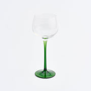 Green-stemmed Glass  (Set of 4)