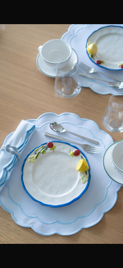 The Serenity Blue Placemats (Set of 2) - Double Face
