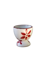 Floral Egg Cup, Grenadine