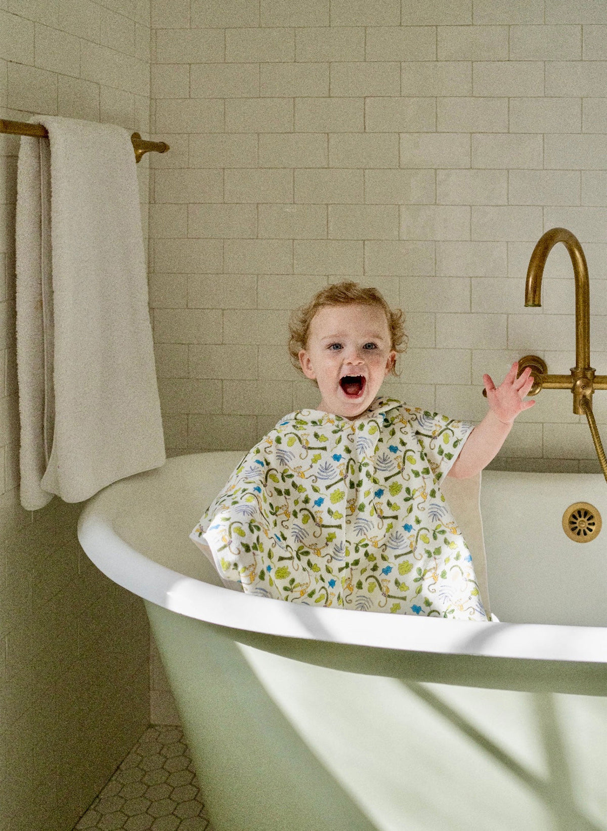 Children's Organic Cotton Swim Poncho