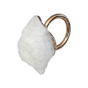White Quartz Napkin Rings (Set of 2)