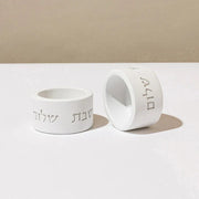 Concrete Shabbat Candle Set & Blessing – Pure Line Series