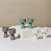 Modern Concrete Candle Holders – Solura Series