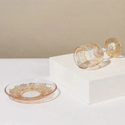 Elegant Glass Kiddush Cup for Shabbat – Jerusalem Glass Series