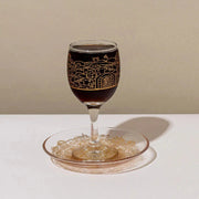 Elegant Glass Kiddush Cup for Shabbat – Jerusalem Glass Series