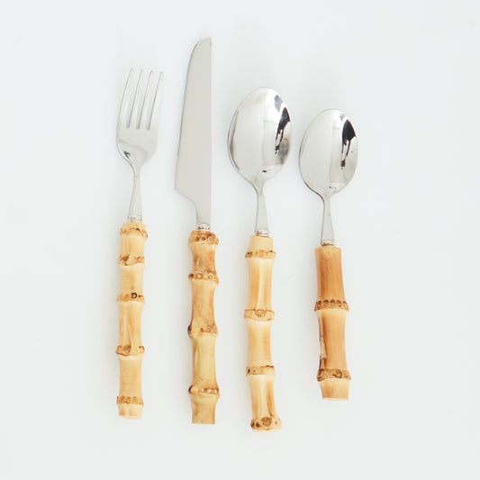 Natural Bamboo Cutlery (4 Pieces)