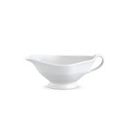 Plisse Sauceboat and Underplate