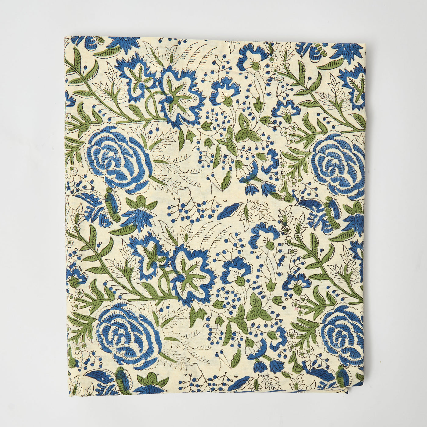 Blue and Green Woodland Bloom Tablecloth