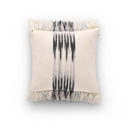 Peshtemal Ikat Cotton Pillow with Fringe