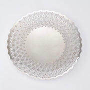 Silver Lattice Cake Stand