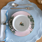 The Serenity Blue Placemats (Set of 2) - Double Face