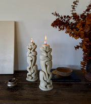 Cream Colored Candlesticks