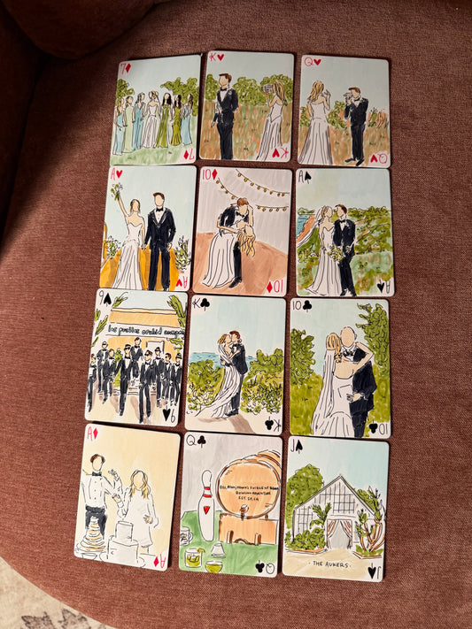 12 CUSTOM PLAYING CARDS