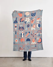 ABC Knit Midi Blanket