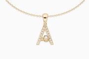 Joujou Diamond A-Z Necklace