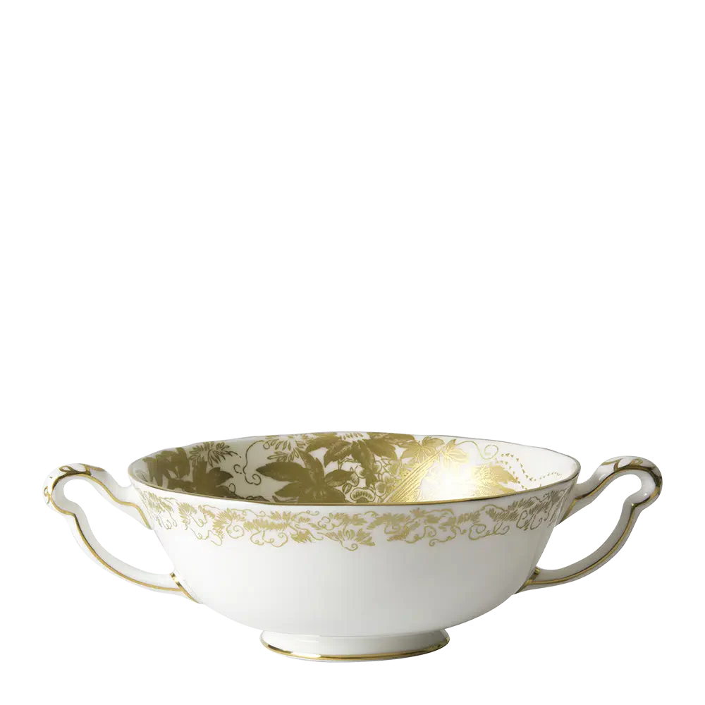 Aves Gold - Cream Soup Bowl & Saucer